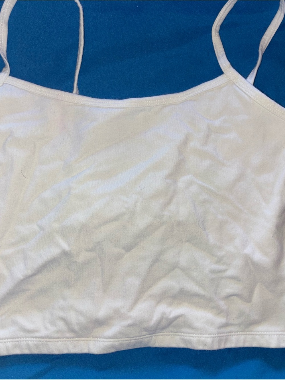 wild fable White Spaghetti Strap Crop Top